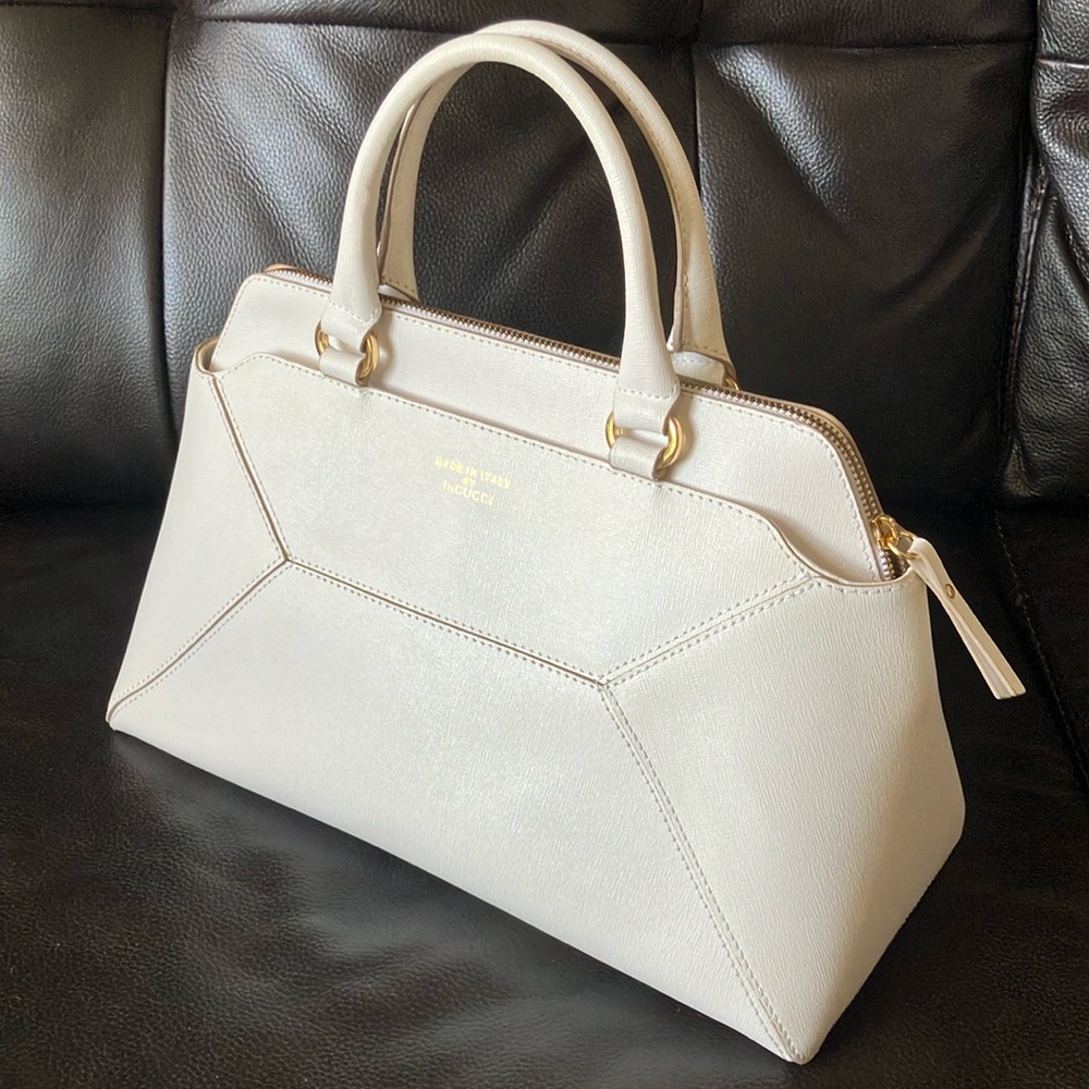 Italian Leather Tote Bag By Iacucci.